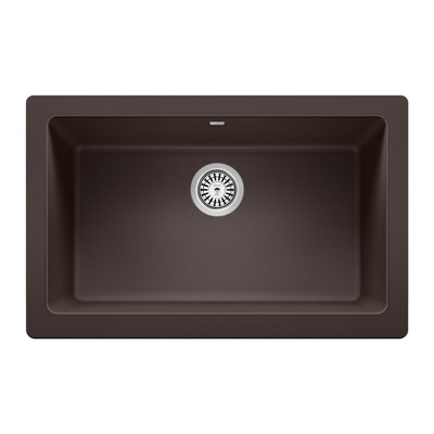 Vintera Silgranit 30" Single Bowl Apron-Front Farmhouse Sink - Café