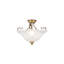 Aquala Glass Semi Flush Mount-20317163