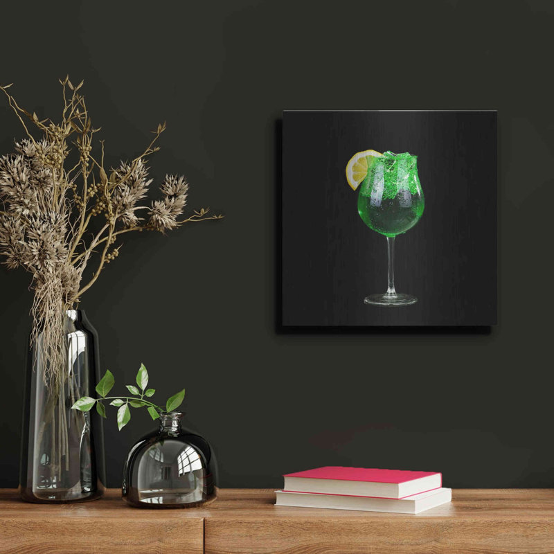 «Green Shamrock», art mural en métal, H 12 po x l 12 po