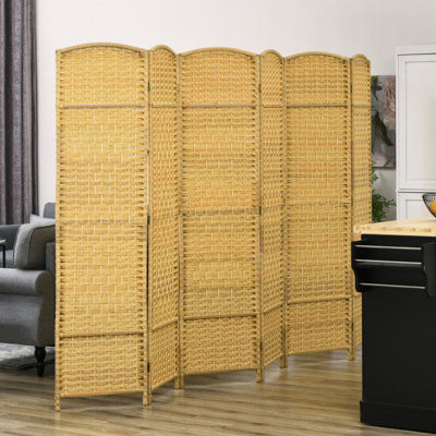 HOMCOM 6 Panel Room Divider, 6