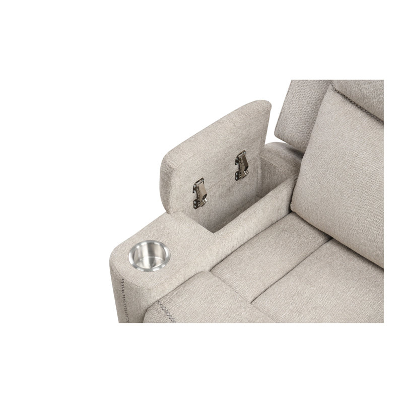 Ensemble de salon en chenille gris clair 3 pièces Galya (canapé, causeuse, fauteuil)