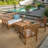 Haney 4 - Person Patio Conversation Set with Cushions-1838891374