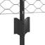 vidaXL Fence with Post Segment Outdoor Barrier Garden Terrace Divider Boundary-114618795-114618791