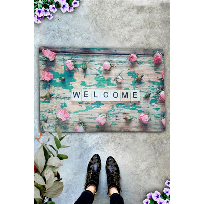 Cann 28" x 18" Non-Slip Outdoor Door Mat