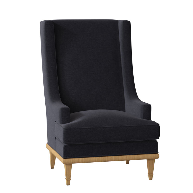 Fauteuil à oreilles 30 po Dublin, Marine de Venise, Ambre
