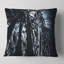 Art abstrait 3D noir atomique - coussin imprimé abstrait-29367553-29367549