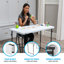 Lifetime 4-Foot Adjustable Fold-In-Half Table