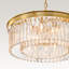 Lustre rond en cristal de luxe moderne 6 lumières 26 po-1918754963