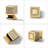 Crystal 15/16" Length Square Knob Multipack-51898450