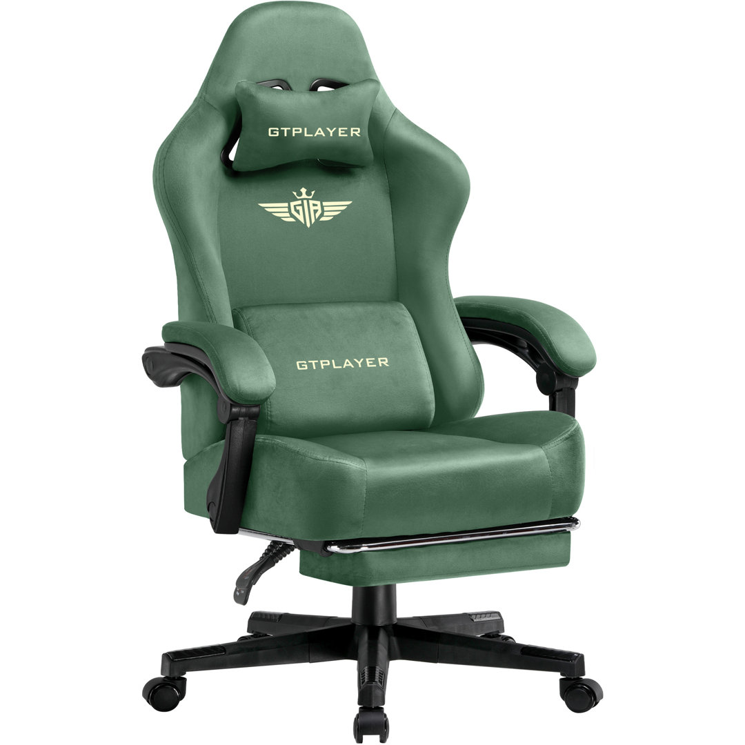 GTPLAYER GAMING CHAIR Adjustable Reclining Ergonomic Swiveling PC & Racing Game Chair