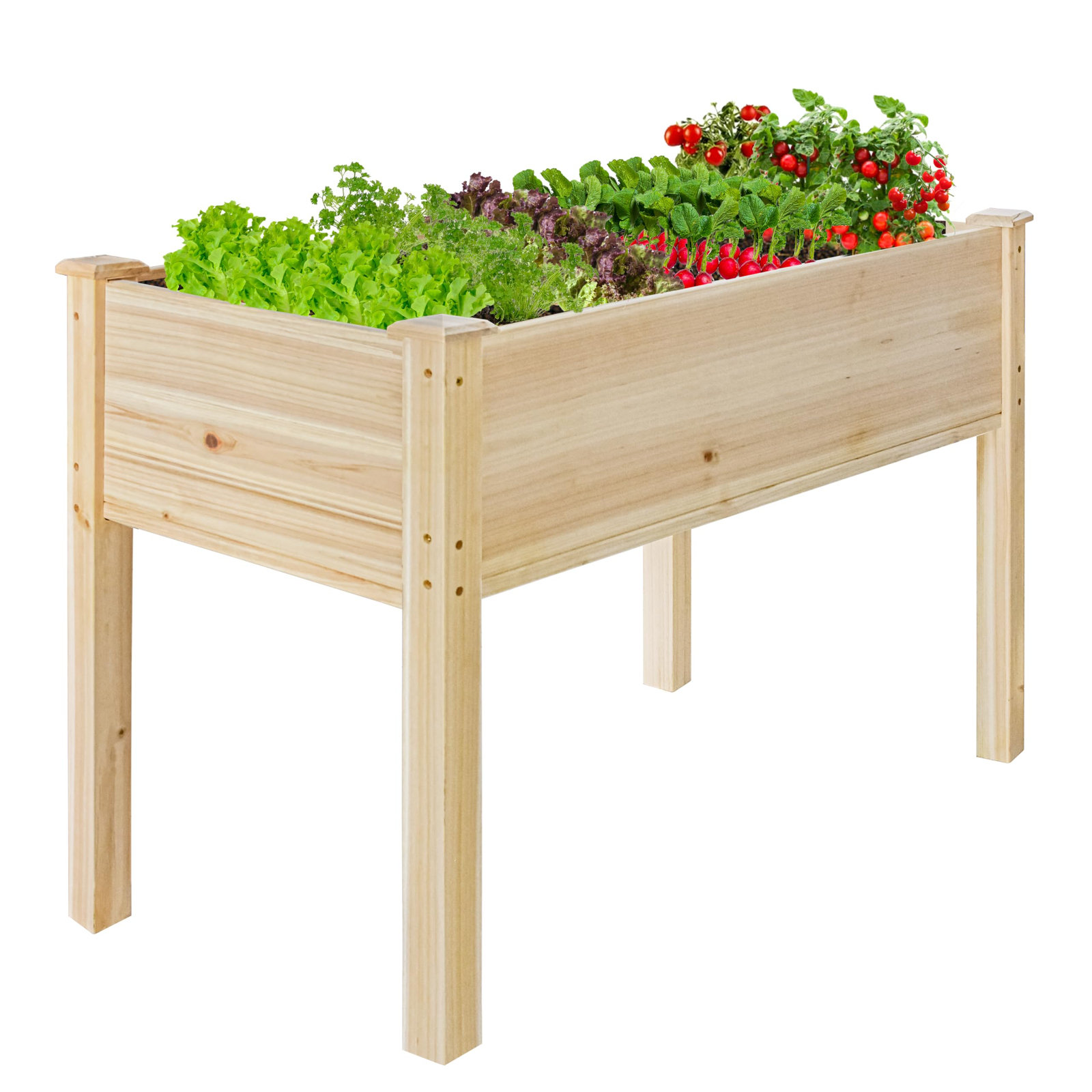 TULGIX Raised Garden Bed Outdoor Planter Box With Legs For Herbs