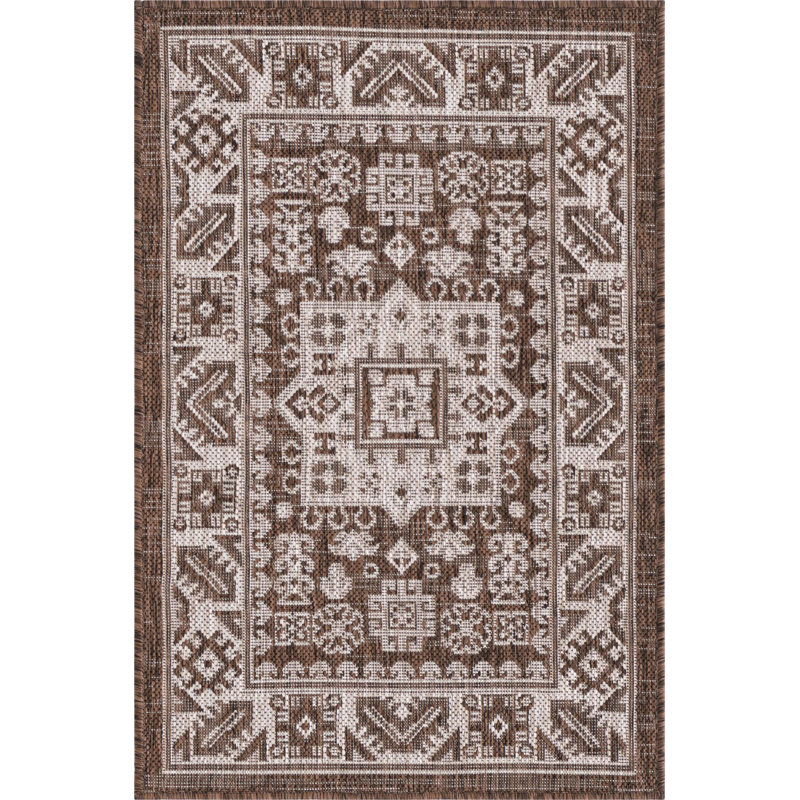 Outdoor Chand Rug Brown Color, Rectangle 2'2" x 3'