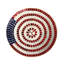 Bain d’oiseaux mosaïque American Flag Ballwin