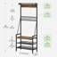 Benjam 27.56'' Wide Hall Tree with Bench and Shoe Storage-808681382