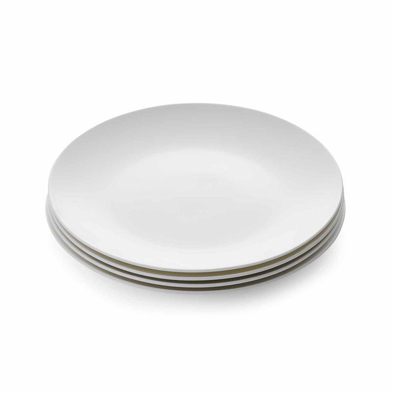 Serendipity White Coupe Dinner Plates