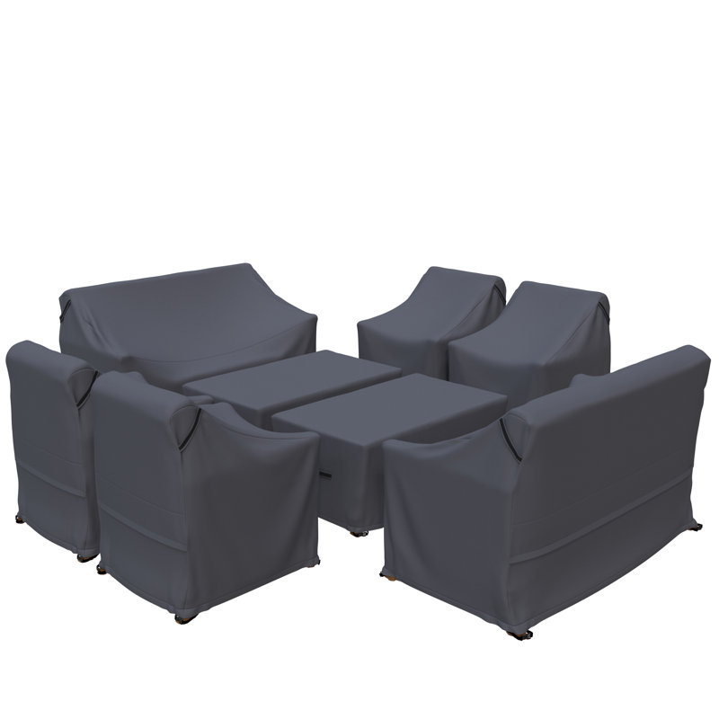 Housses pour conversation de jardin 8 pièces Hansen