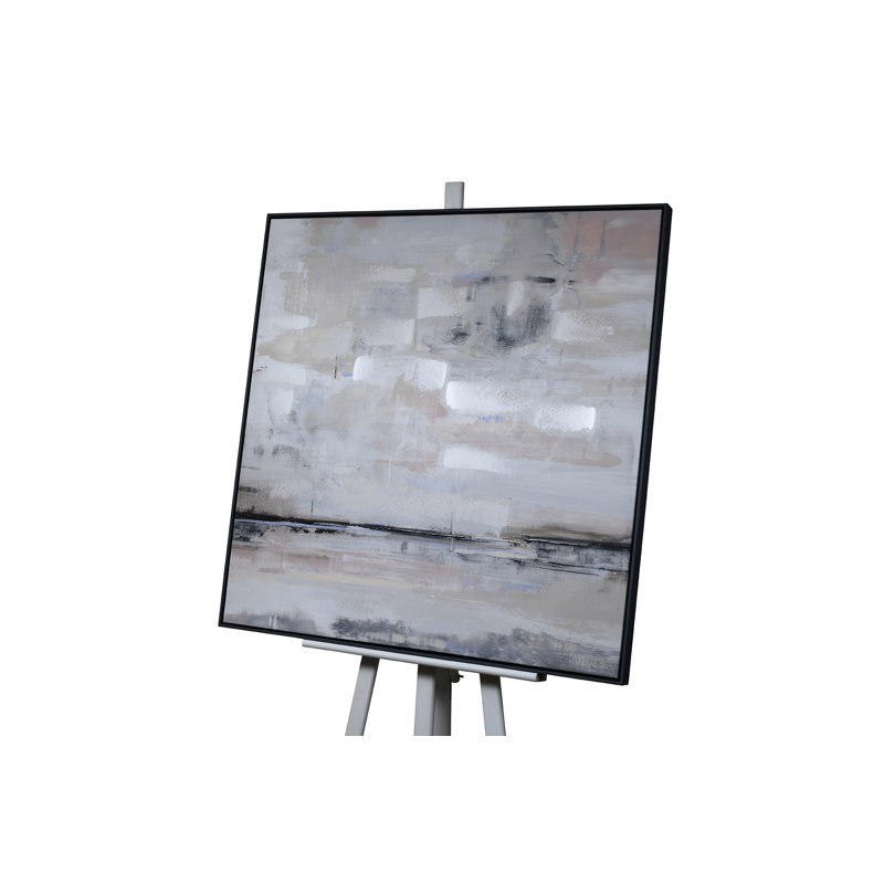 The Turning Tide by Soozy Barker - Floater Frame Painting on Canvas