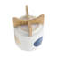 S / 2 5/8 "PLANTES AMUSANTES AVEC SUPPORT, BLANC