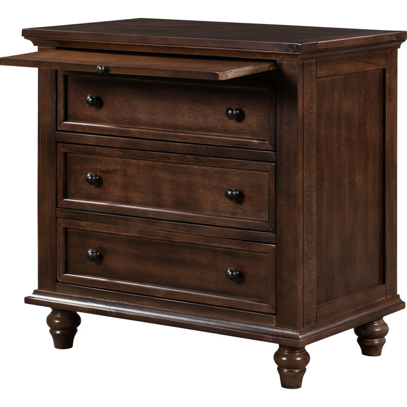 Table d'entrée Ustyle 3 - Design spacieux et fonctionnel et armoire en bois pour différentes pièces, Brun