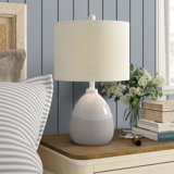 Mabrey Ceramic Textured Table Lamp