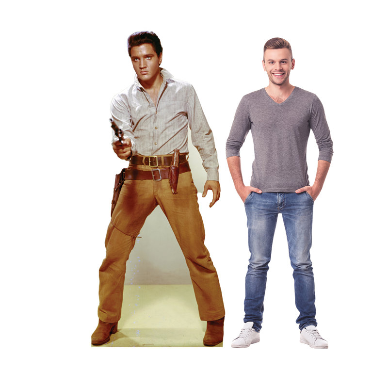 Support en carton gunfighter Elvis Presley