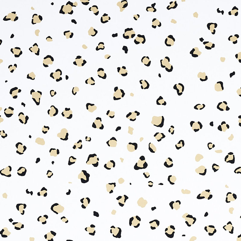Papier peint sauvage Schumacher x Cristina Buckley, Safari ivoire