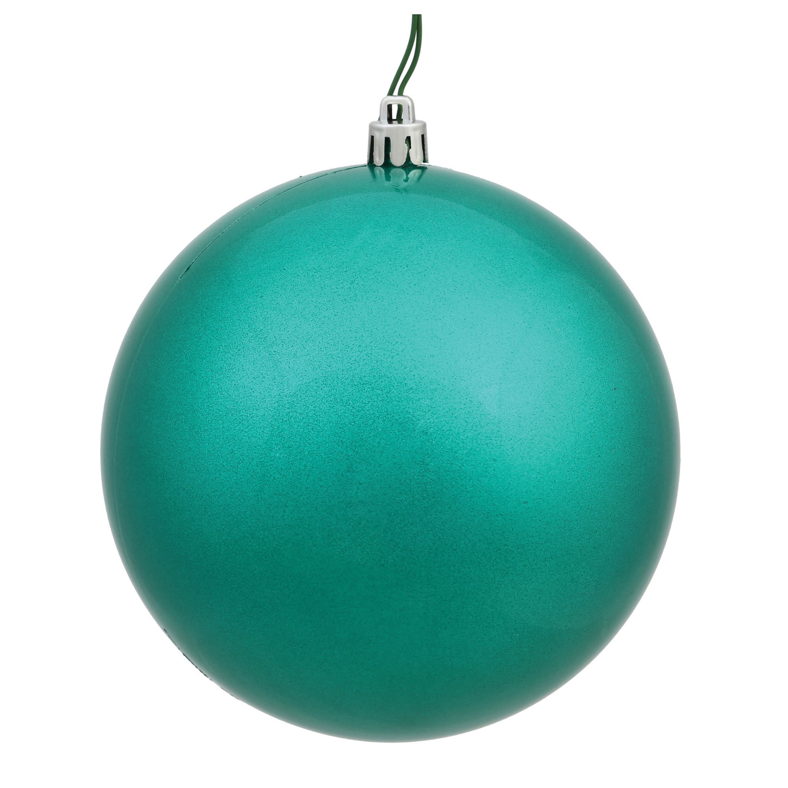 Holiday Décor Ball Ornament, 3" H x 3" W x 3" D, Matte Seafoam