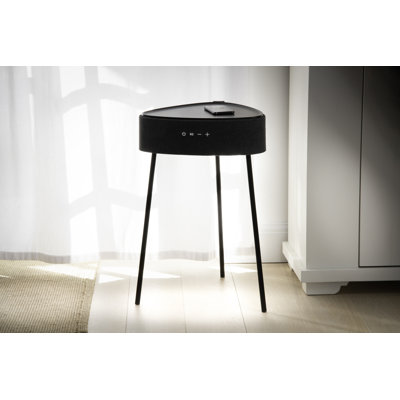 Valez Tray Top End Table with Built-In Outlets
