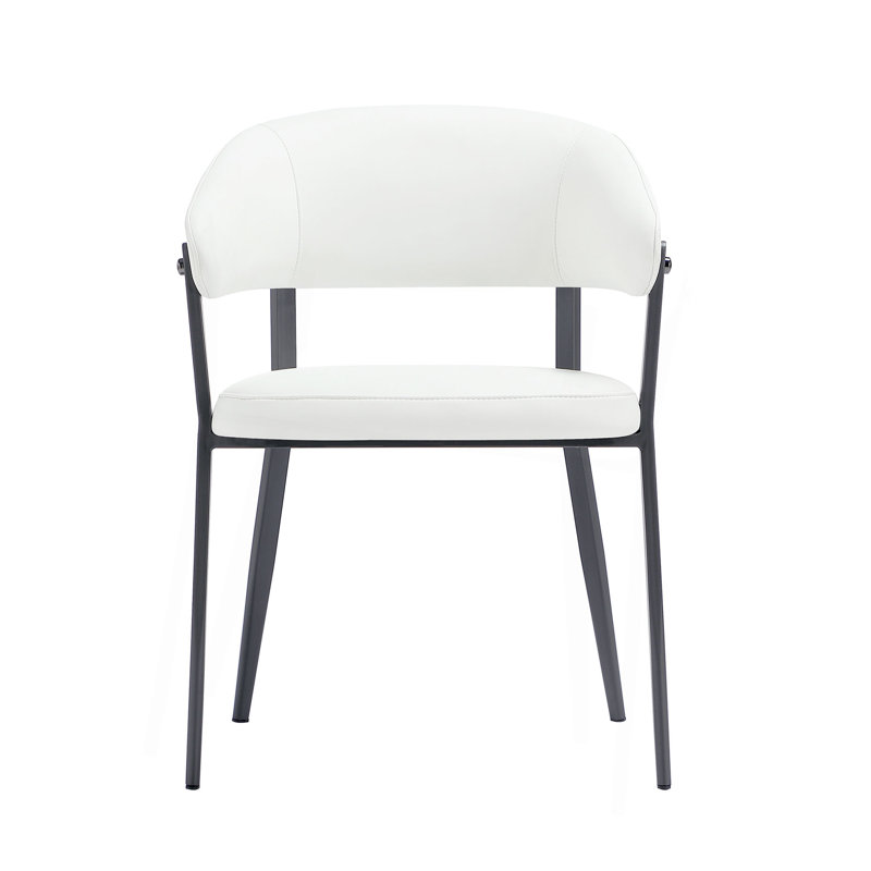 Chaise de salle à manger blanche