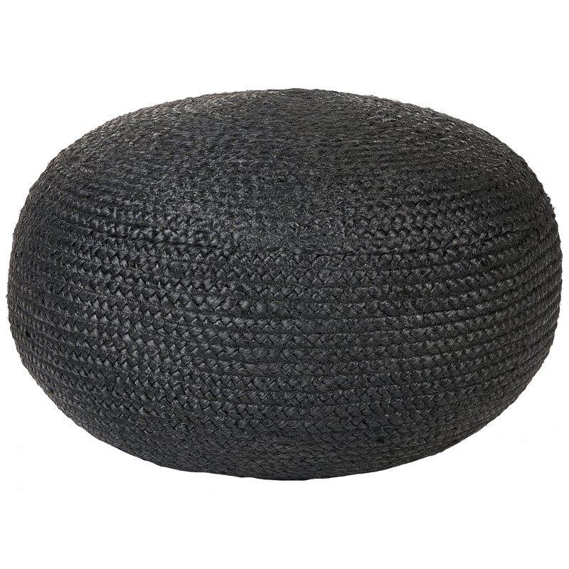Lunas 60cm Wide Round Pouf Ottoman