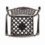 Tabouret de bar en métal pour l'extérieur