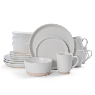 Pfaltzgraff Hudson 16 Piece Dinnerware Set, Service for 4