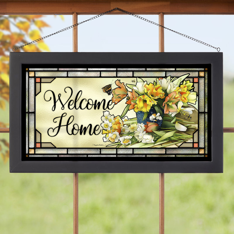 Panneau de fenêtre Welcome Home