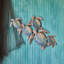 Décoration murale groupe de cinq tortues de mer
