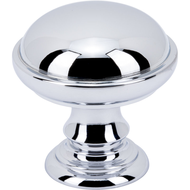 Ronan Diameter Round Knob, 1 1/2", Polished Chrome