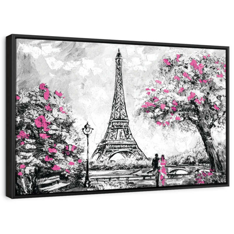 Places "Tour Eiffel, impression sur toile", H 9 po x l 13 po