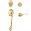 Ensemble de poignées avec pêne dormant cylindrique simple et poignée de porte Springdale-93722736
