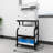 23.6 x 19.7 x 29.5 inches Large Printer Stand Printer Desk with Adjustable Storage Shelf on Wheels-93389586