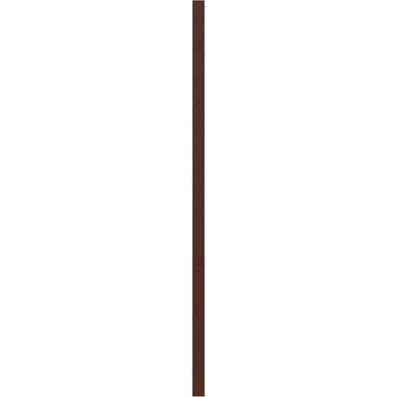 Moulure de panneau Springfield, Noyer, H 8 po x l 46,625 po x P 0,375 po