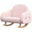 Chaise de chambre en velours pour enfants