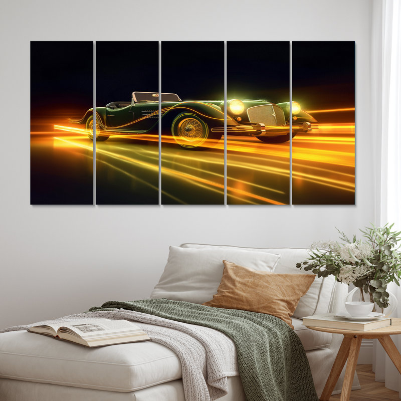 Industrial Transportation Wall Decor on Metal