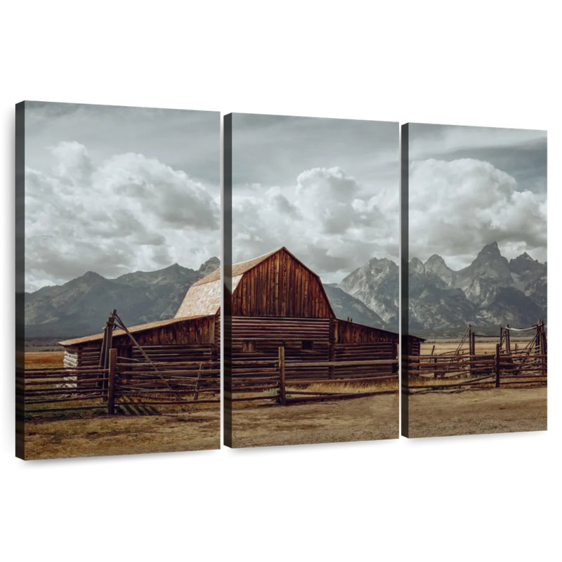 Grand Teton Barn, H 32 po x l 50 po