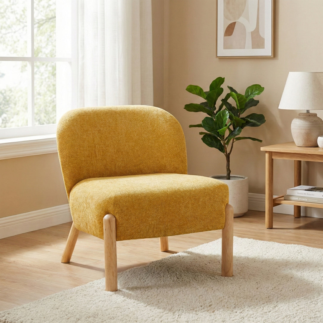 Alana Soft Touch Fabric Accent Chair