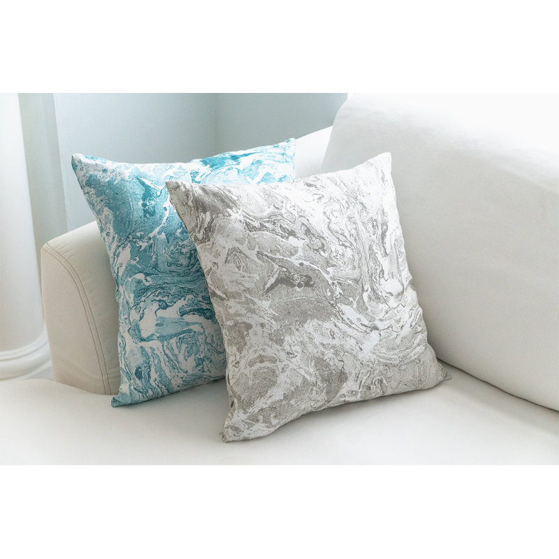 Linen Square Pillow Cover & Insert, Pink