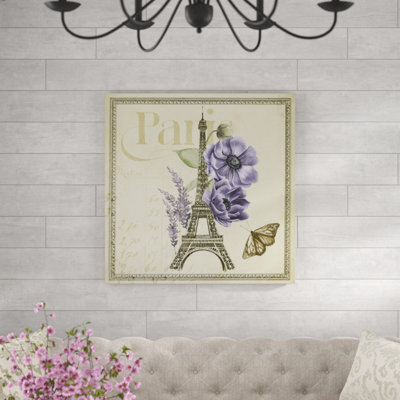 " Paris Ephemera VI " Acrylic Painting