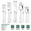 Brayden Studio Caitlain 60 Piece Stainless Steel Cutlery Set , Service for 12