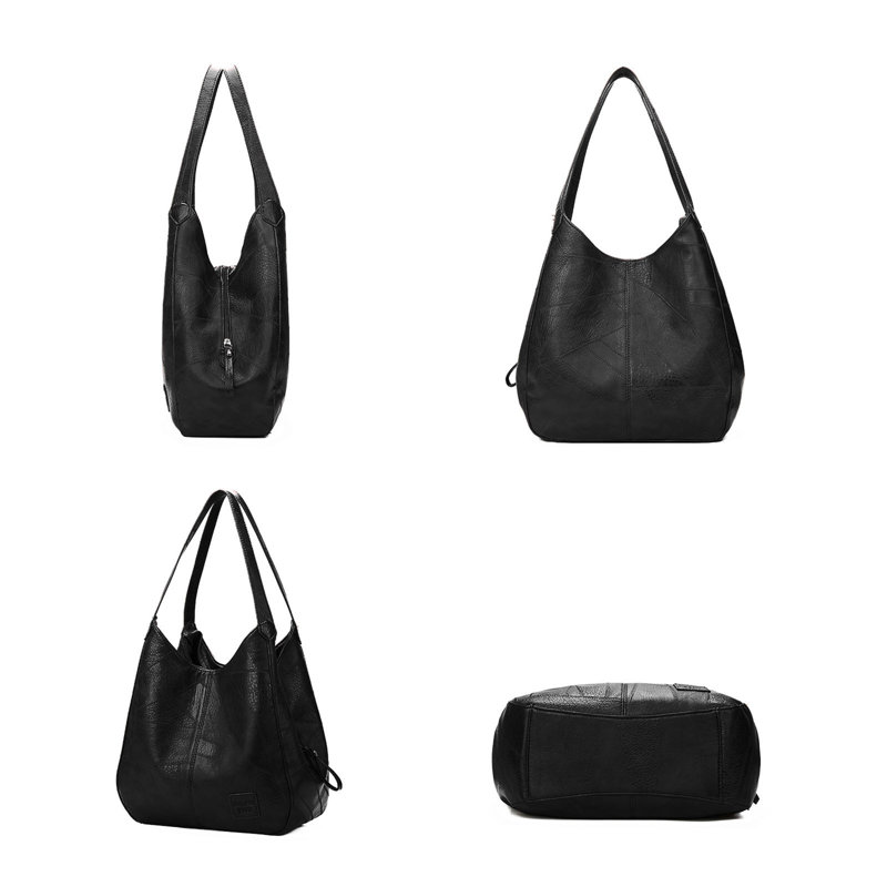 Women's Handbag Large Capacity Shoulder Handbag, Black