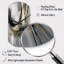 Shapes And Lines Abstract Marble V - Cylinder Shape Large Abstract Marble 3D Wall Clock-105569440