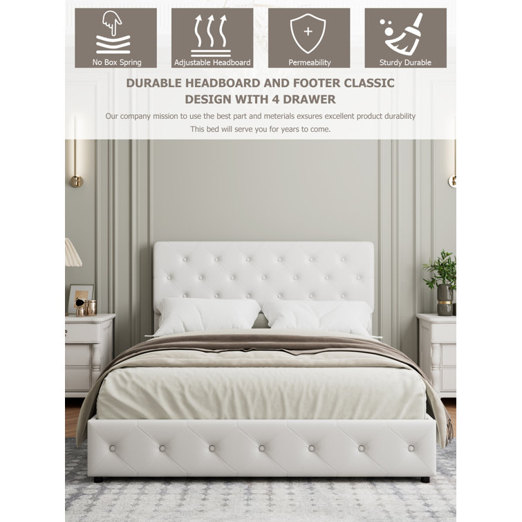 Red Barrel Studio® Upholstered Platform Storage Bed & Reviews