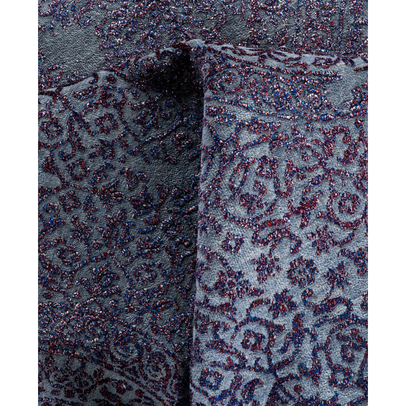 Overdyed One-of-a-Kind 9' 0" X 12' 4" Hand Knotted Area Rug
